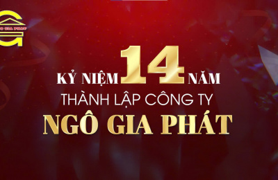 CHÚC MỪNG KỶ NIỆM 14 NĂM THÀNH LẬP CÔNG TY TNHH SX TM DV NGÔ GIA PHÁT (17/01/2011 - 17/01/2024)