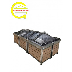 KỆ TRƯNG BÀY RAU CỦ QUẢ CHO SIÊU THỊ 
