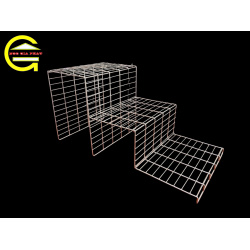 KỆ TRƯNG BÀY INOX 3 TẦNG 