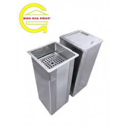 THÙNG RÁC INOX CÓ KHAY LỌC